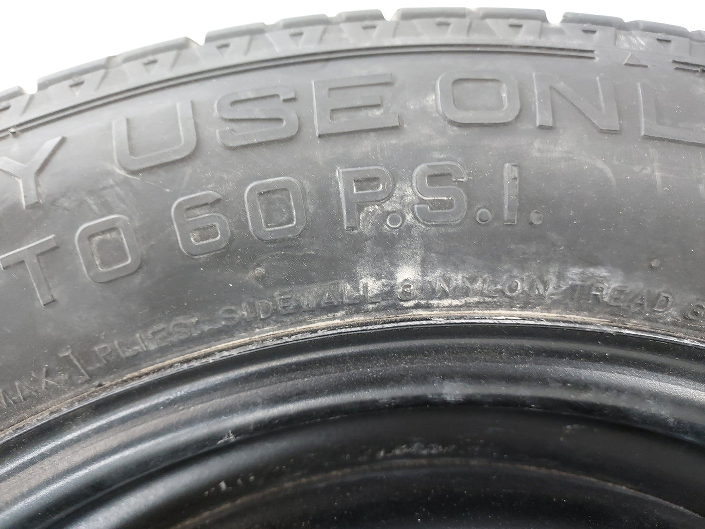 2006-2012 Ford Fusion Spare Donut Tire Wheel Rim Oem 1420769 - Oemusedautoparts1.com