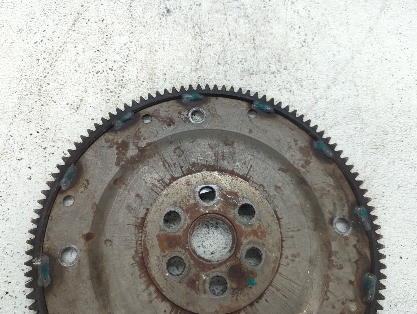 2010-2020 Ford Fusion Transmission Flywheel Flexplate P/N:1S7P-6375-BA Fits OEM Used Auto Parts - Oemusedautoparts1.com