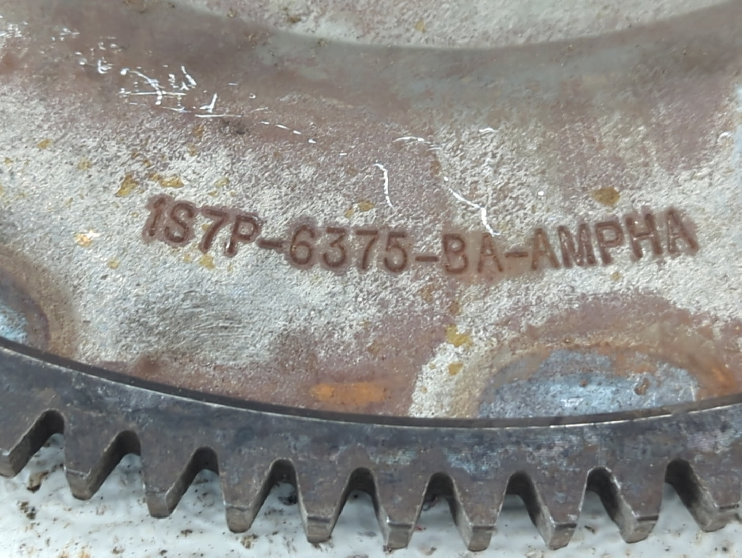 2010-2020 Ford Fusion Transmission Flywheel Flexplate P/N:1S7P-6375-BA Fits OEM Used Auto Parts - Oemusedautoparts1.com