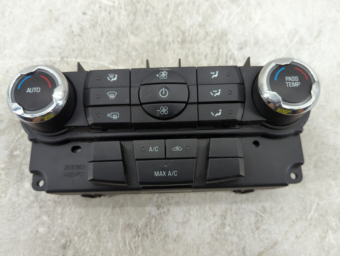 2010-2012 Ford Fusion Climate Control Module Temperature AC/Heater Replacement P/N:9E5H-18C612-AU 28067863 Fits OEM Used Aut