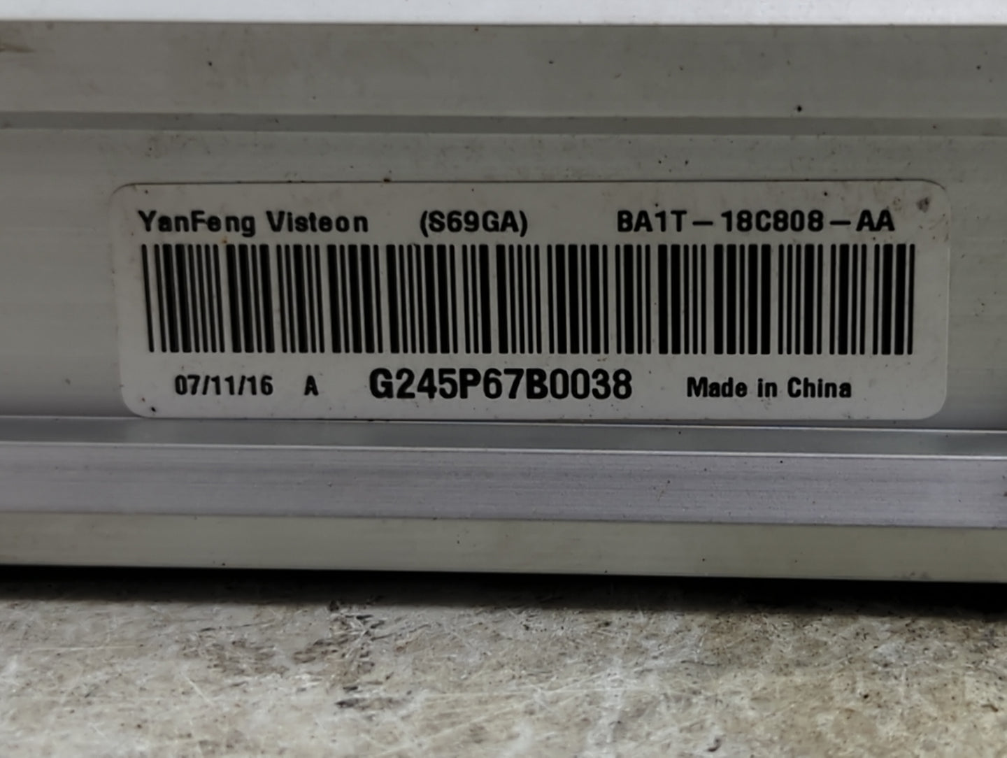 2010-2012 Ford Fusion Radio Speaker Amplifier Ba1t-18c808-aa - Oemusedautoparts1.com