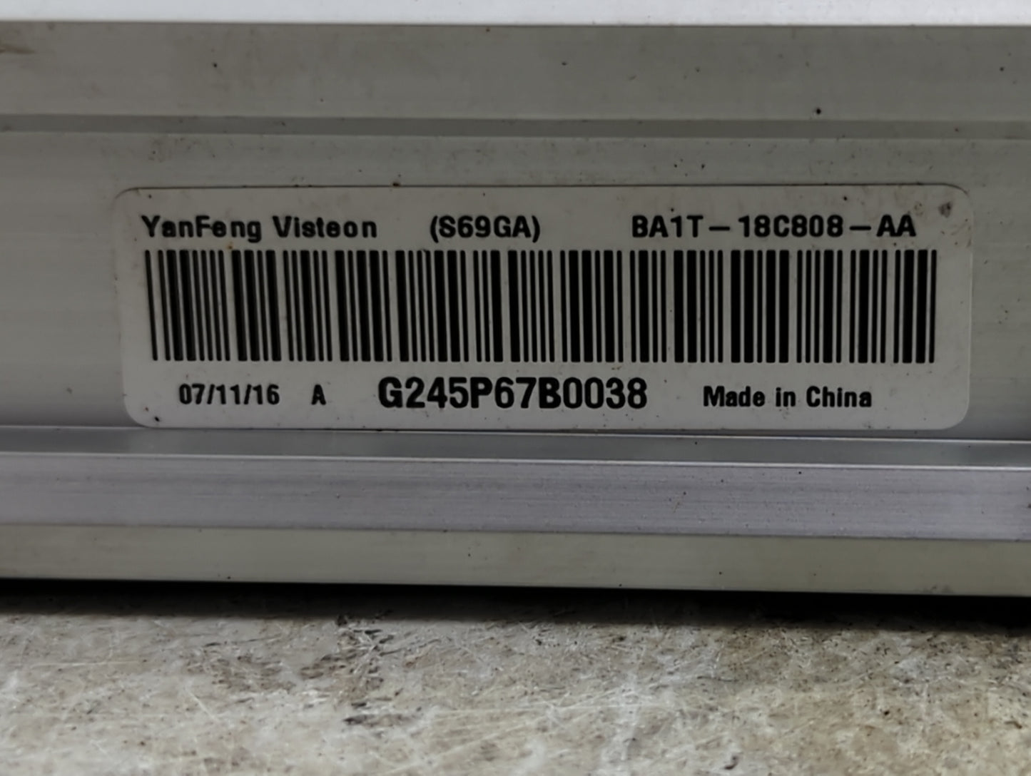 2010-2012 Ford Fusion Radio Speaker Amplifier Ba1t-18c808-aa - Oemusedautoparts1.com