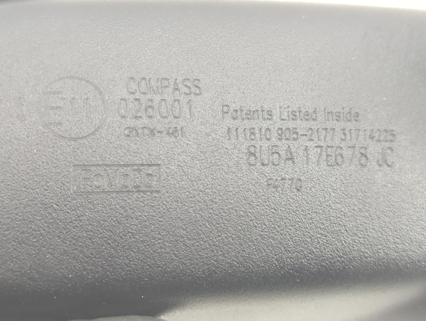 2010-2012 Ford Fusion Interior Rear View Mirror Replacement OEM P/N:026001 GNTX-461 Fits OEM Used Auto Parts - Oemusedautopa