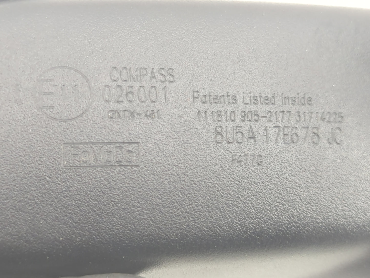 2010-2012 Ford Fusion Interior Rear View Mirror Replacement OEM P/N:026001 GNTX-461 Fits OEM Used Auto Parts - Oemusedautopa
