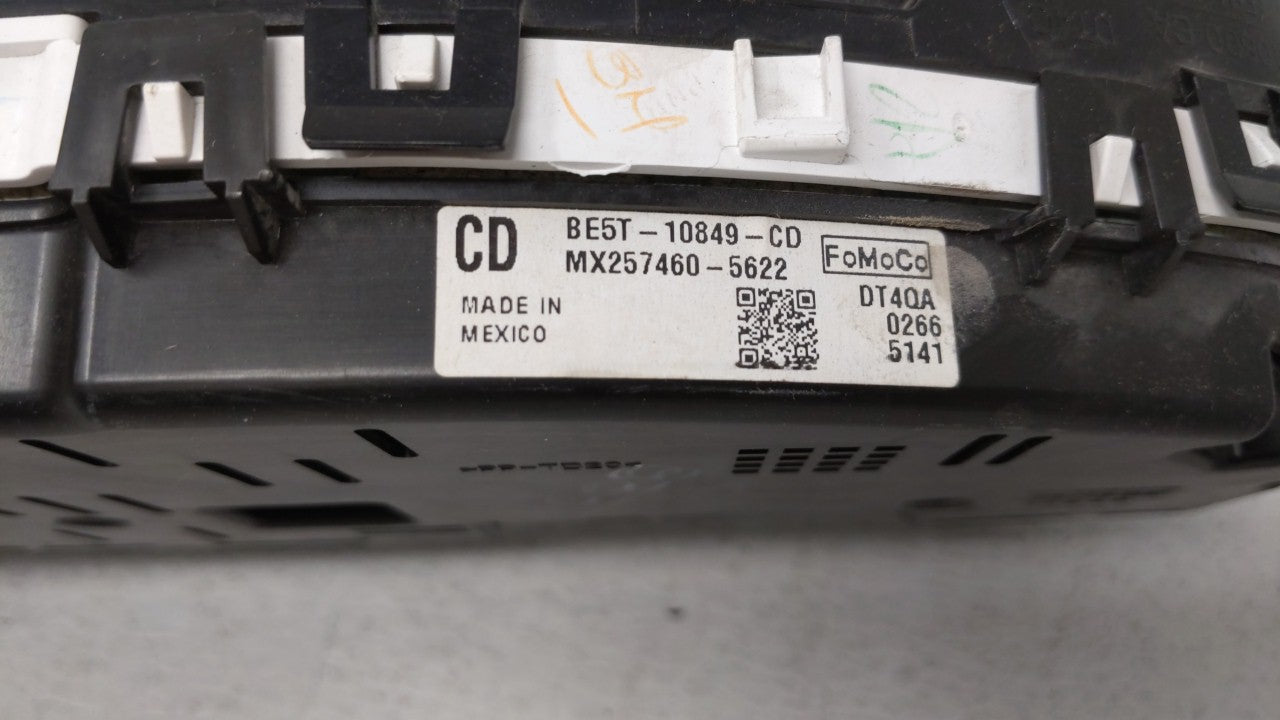 2011-2012 Ford Fusion Instrument Cluster Speedometer Gauges P/N:BE5T-10849-CD Fits Fits 2011 2012 OEM Used Auto Parts - Oemu
