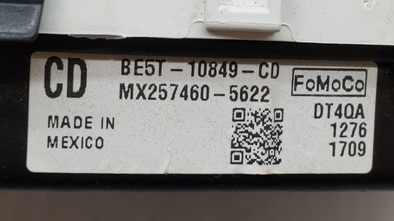 2011-2012 Ford Fusion Instrument Cluster Speedometer Gauges P/N:BE5T-10849-CD Fits Fits 2011 2012 OEM Used Auto Parts - Oemu