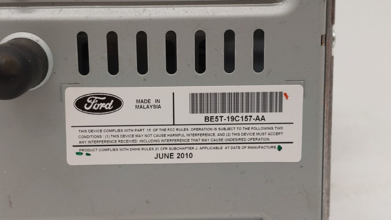 2010-2012 Ford Fusion Radio AM FM Cd Player Receiver Replacement P/N:BE5T-19C157-AB BE5T-19C157-AA Fits Fits 2010 2011 2012 