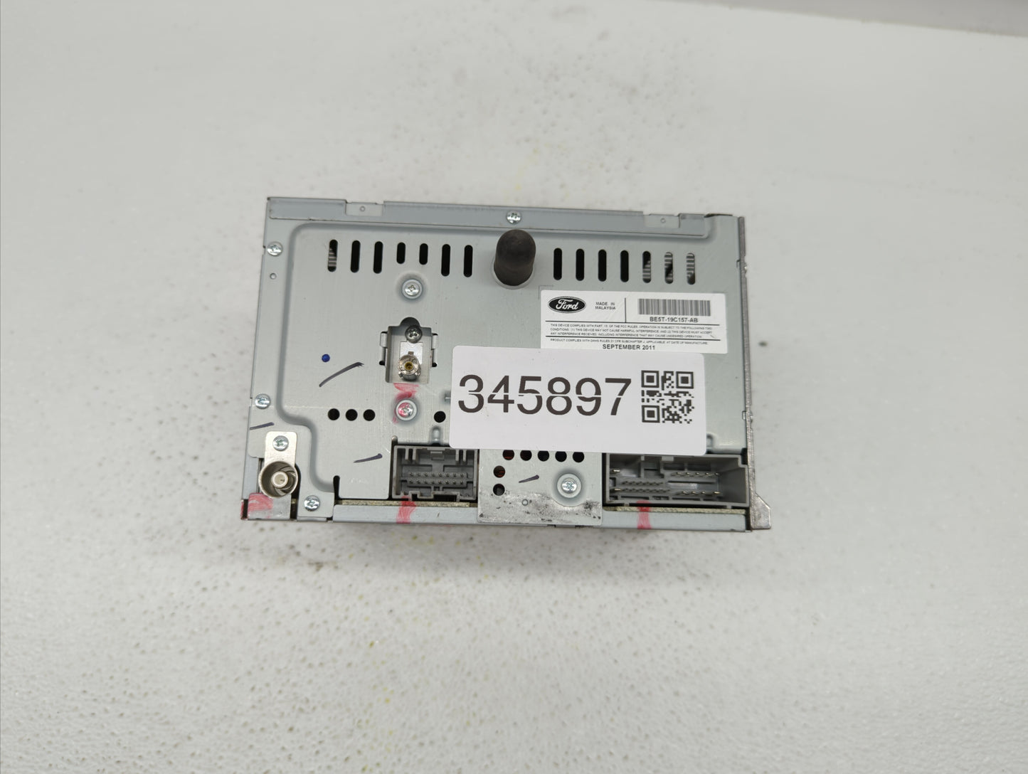 2010-2012 Ford Fusion Am Fm Cd Player Radio Receiver - Oemusedautoparts1.com