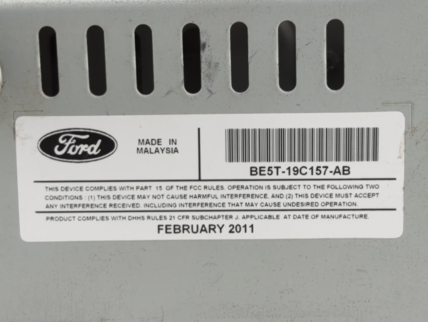 2010-2012 Ford Fusion Am Fm Cd Player Radio Receiver - Oemusedautoparts1.com