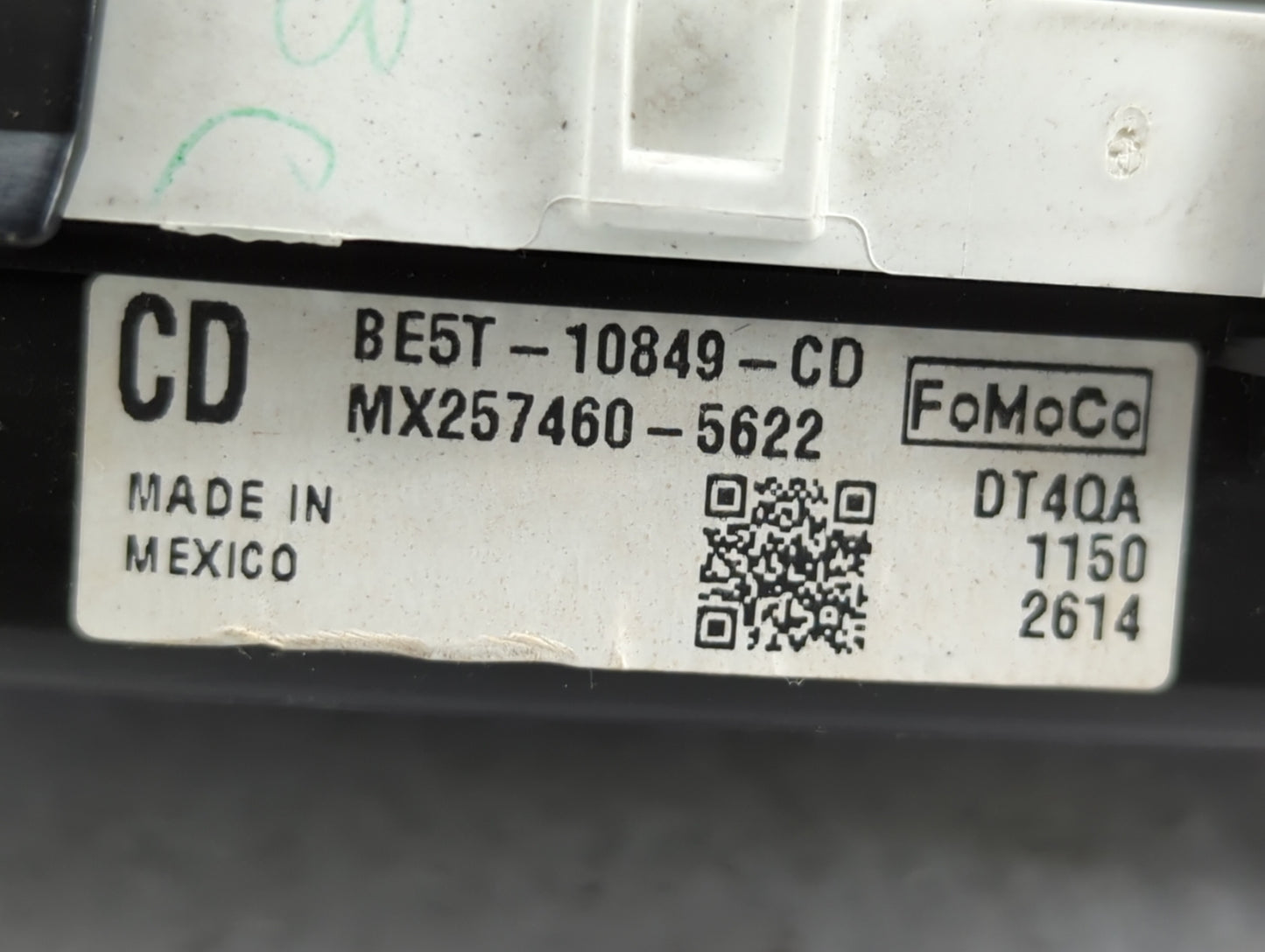 2011 Ford Fusion Instrument Cluster Speedometer Gauges P/N:BE5T-10849-CD Fits OEM Used Auto Parts - Oemusedautoparts1.com