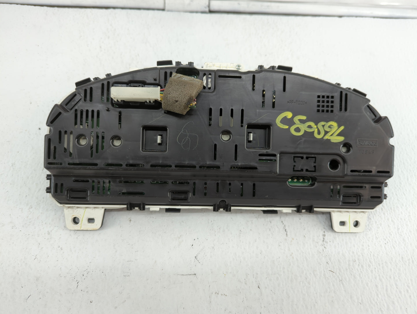 2011 Ford Fusion Instrument Cluster Speedometer Gauges P/N:BE5T-10849-CD Fits OEM Used Auto Parts - Oemusedautoparts1.com