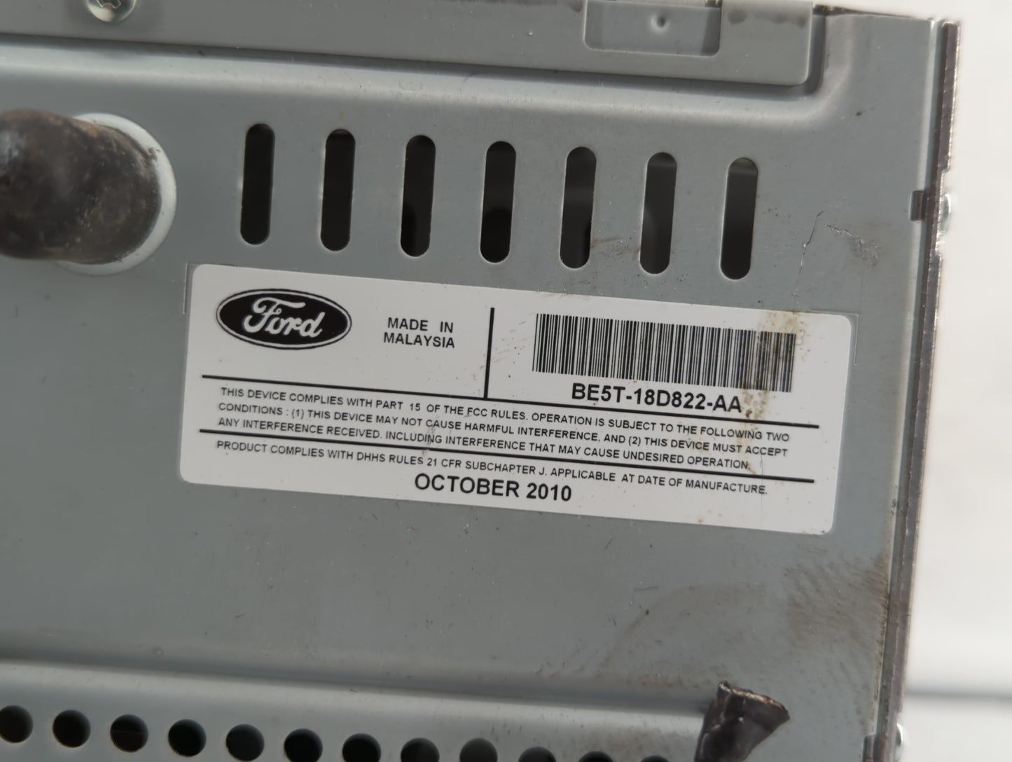 2011-2012 Ford Fusion Am Fm Cd Player Radio Receiver - Oemusedautoparts1.com