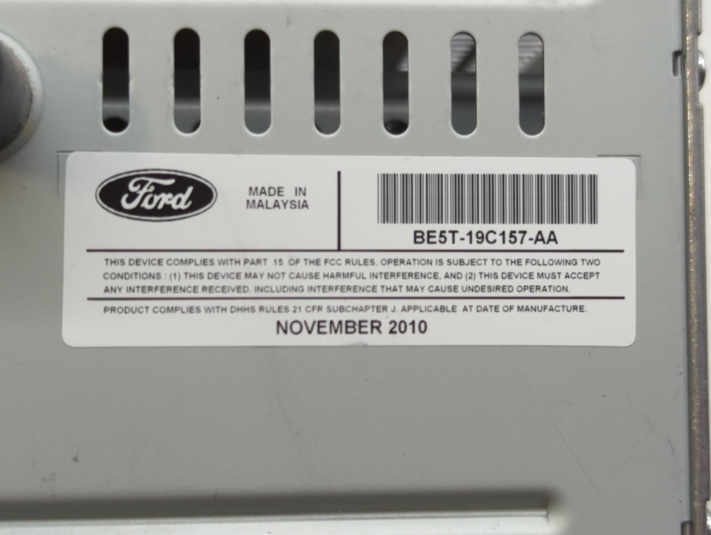 2010-2012 Ford Fusion Am Fm Cd Player Radio Receiver - Oemusedautoparts1.com