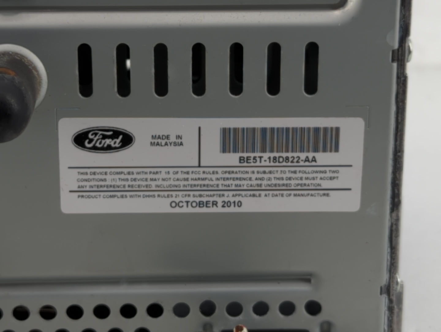 2011-2012 Ford Fusion Am Fm Cd Player Radio Receiver - Oemusedautoparts1.com