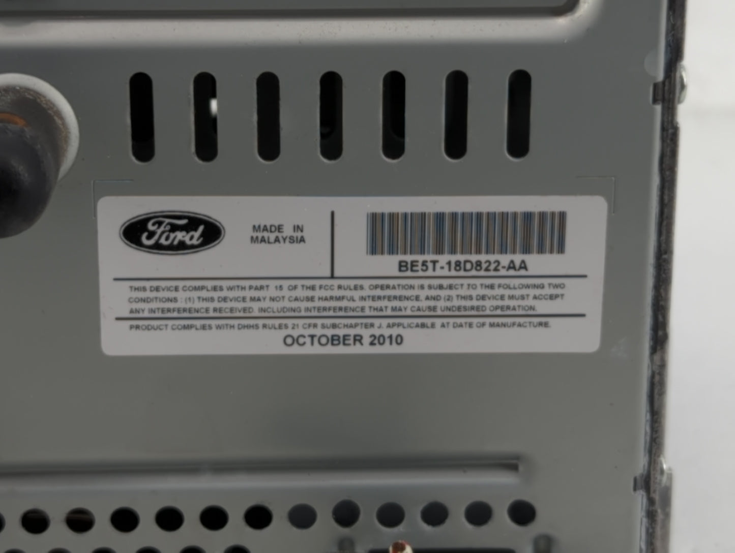 2011-2012 Ford Fusion Am Fm Cd Player Radio Receiver - Oemusedautoparts1.com