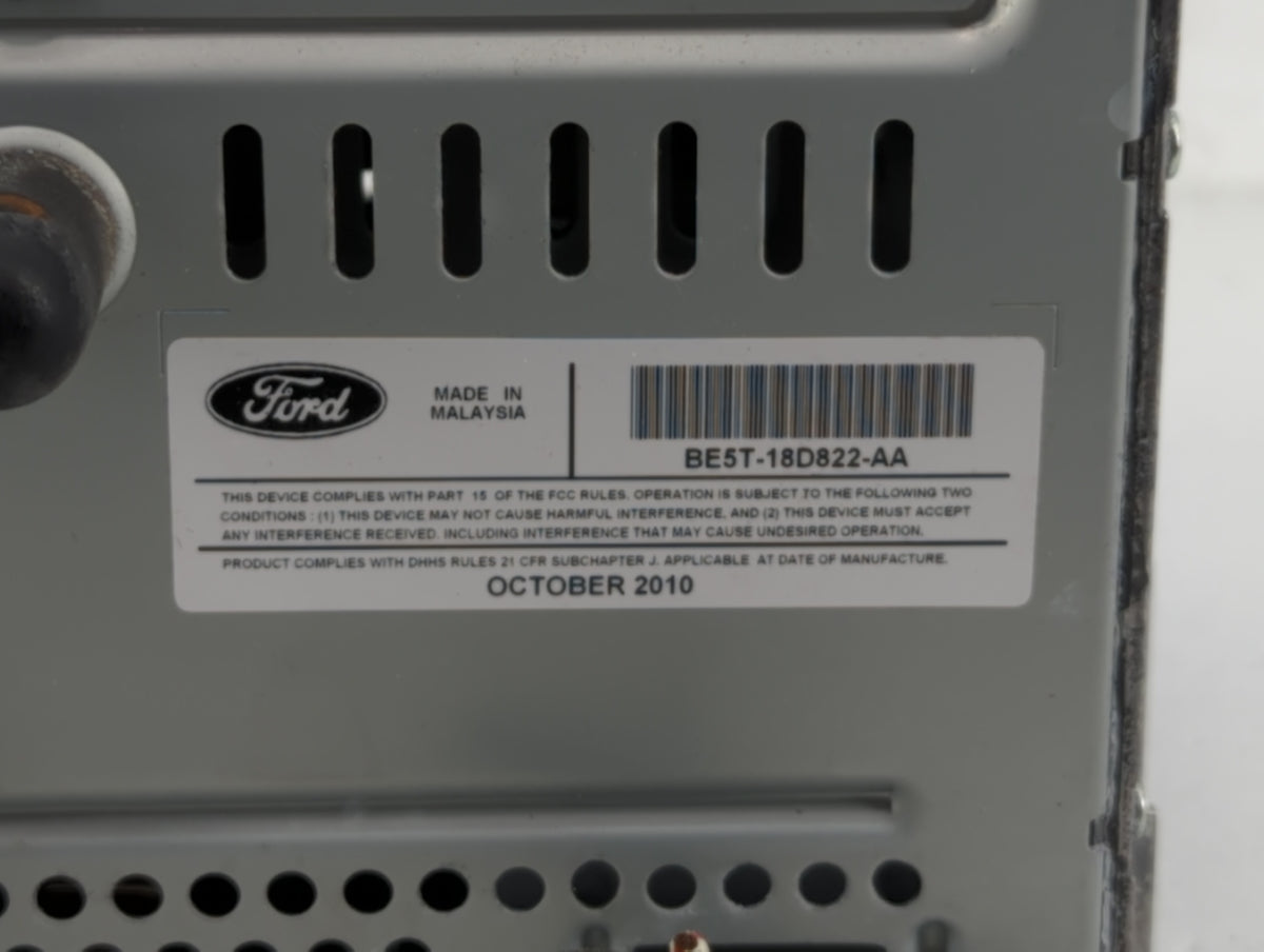 2011-2012 Ford Fusion Am Fm Cd Player Radio Receiver 451012 - Oemusedautoparts1.com