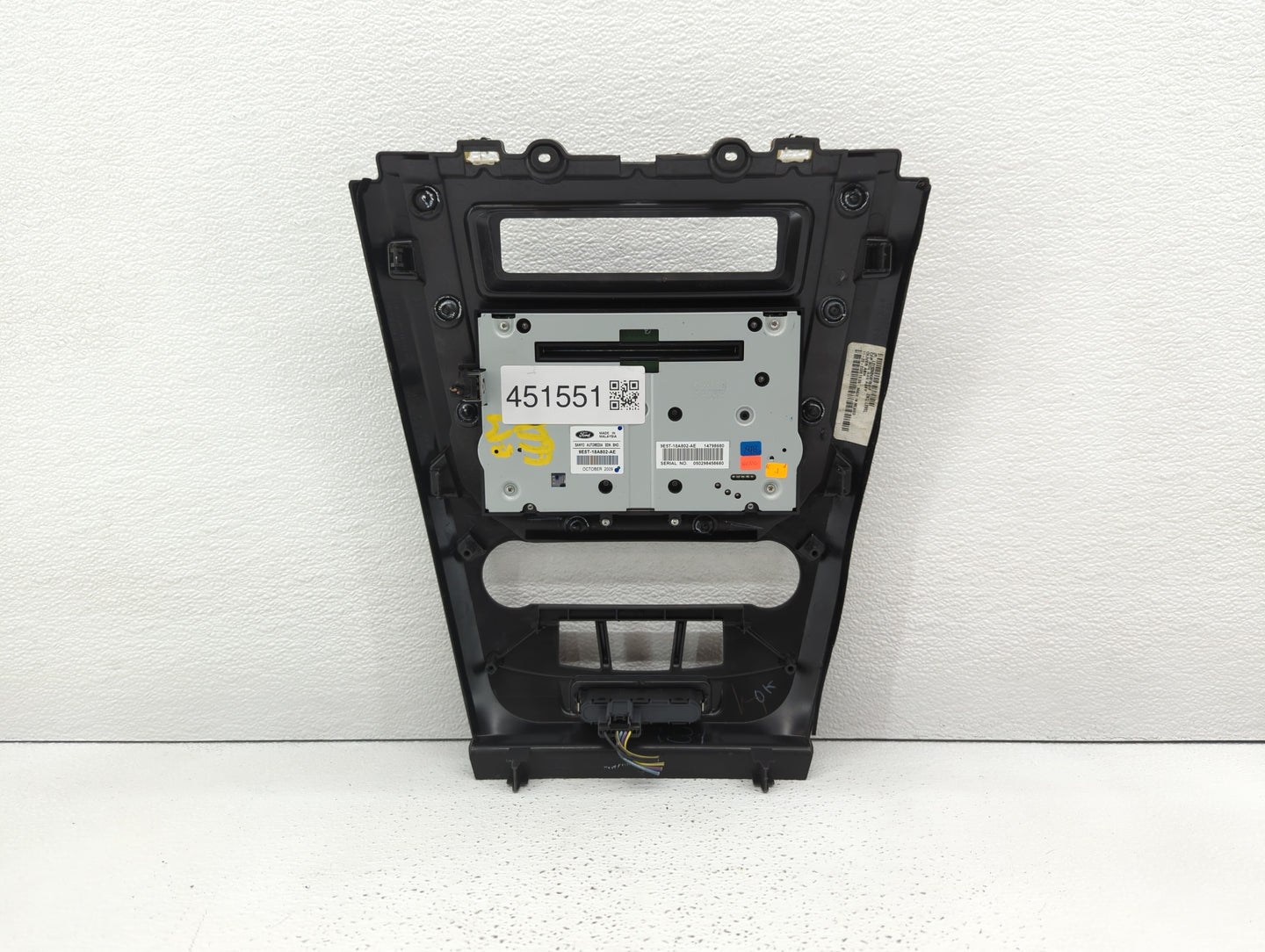 2010-2012 Ford Fusion Radio Control Panel - Oemusedautoparts1.com