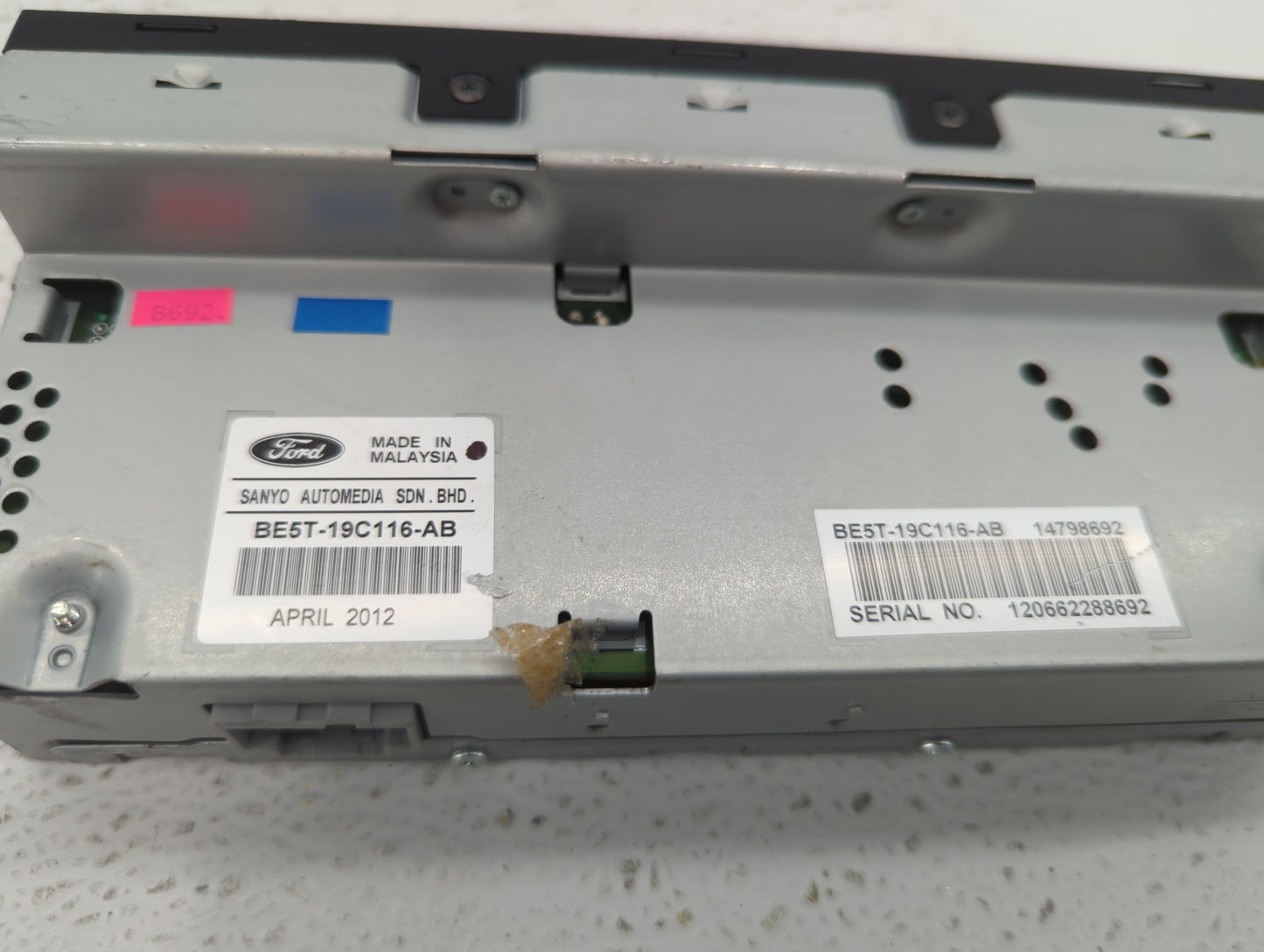 2010-2012 Ford Fusion Information Display Screen - Oemusedautoparts1.com
