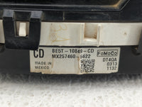 2011-2012 Ford Fusion Instrument Cluster Speedometer Gauges P/N:, BE5T-10849-CD Fits Fits 2011 2012 OEM Used Auto Parts - Oe