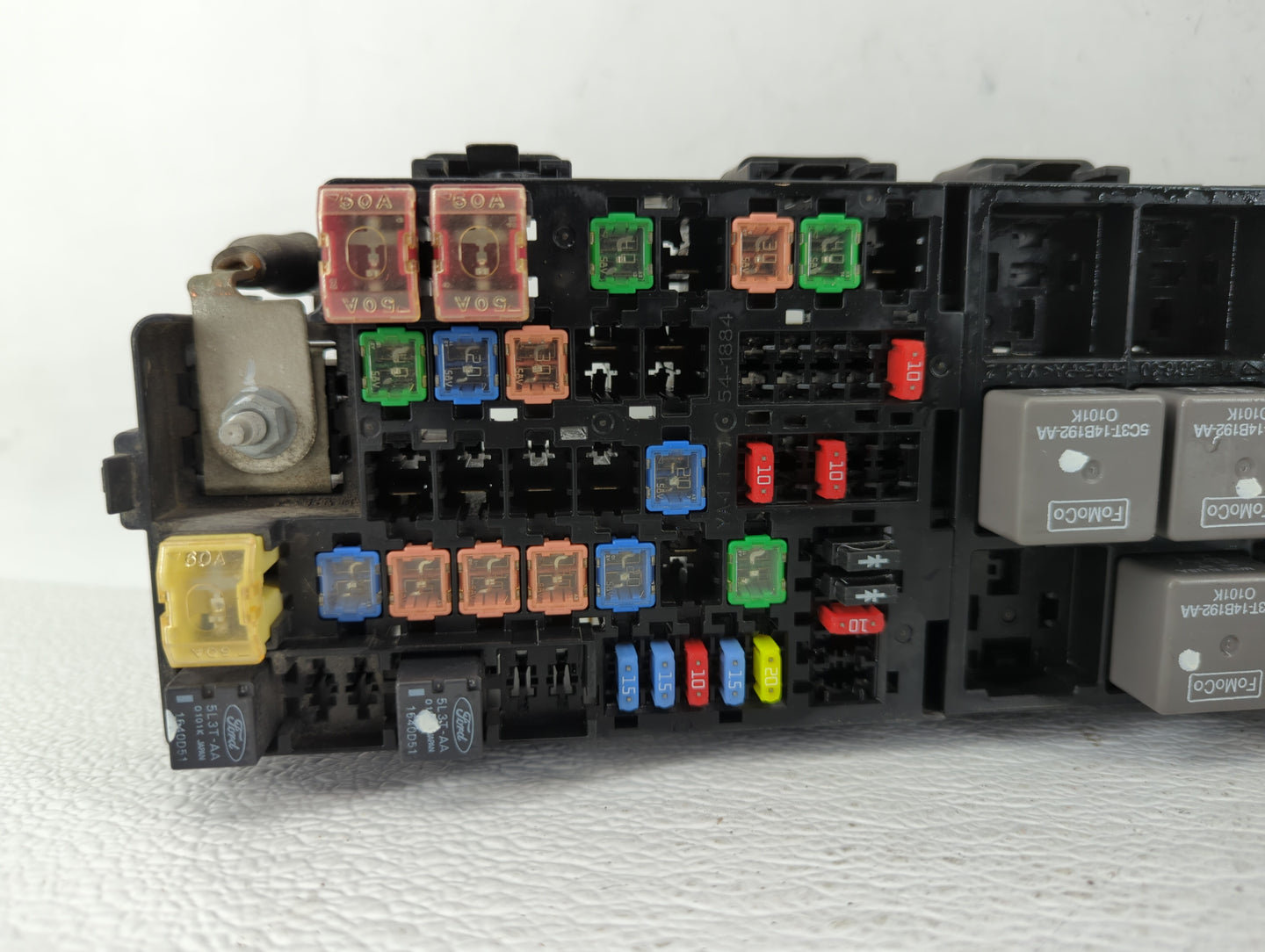 2010-2012 Ford Fusion Fusebox Fuse Box Panel Relay Module P/N:BE5T-14290-F Fits Fits 2010 2011 2012 OEM Used Auto Parts - Oe