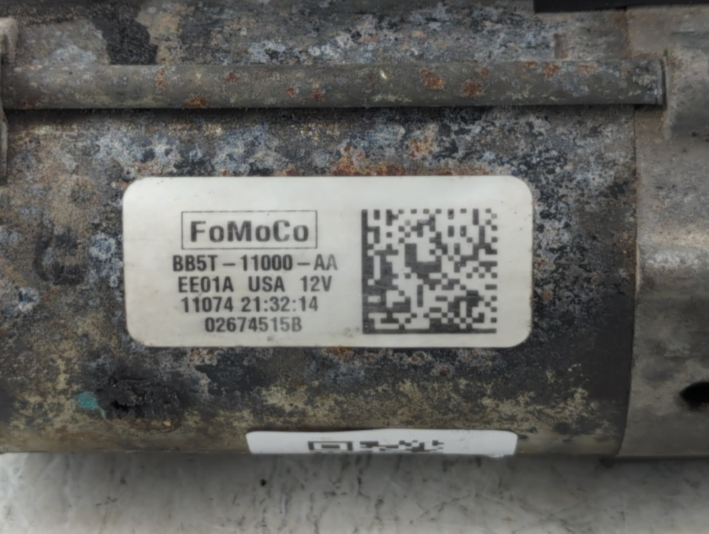 2011-2012 Ford Fusion Car Starter Motor Solenoid OEM P/N:BB5T-11000-AA Fits OEM Used Auto Parts - Oemusedautoparts1.com