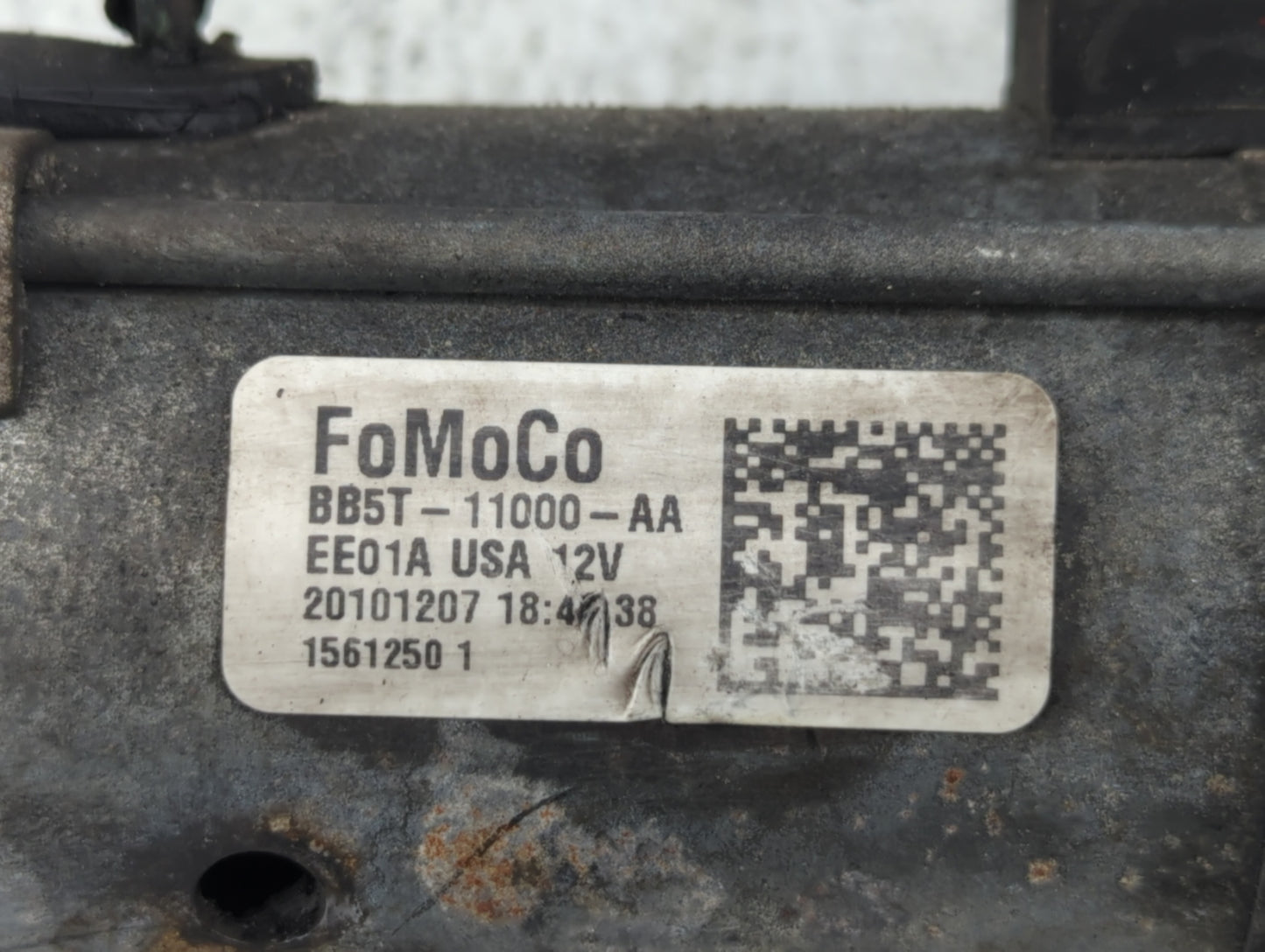 2011-2012 Ford Fusion Car Starter Motor Solenoid OEM P/N:BB5T-11000-AA Fits OEM Used Auto Parts - Oemusedautoparts1.com