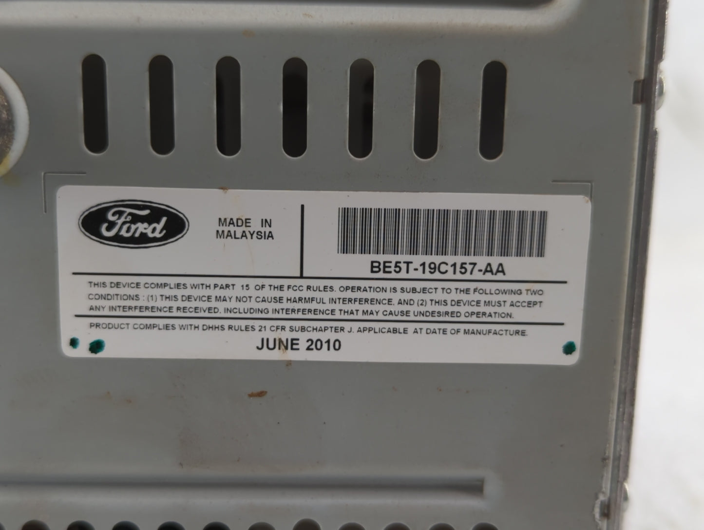 2011-2012 Ford Fusion Am Fm Cd Player Radio Receiver - Oemusedautoparts1.com
