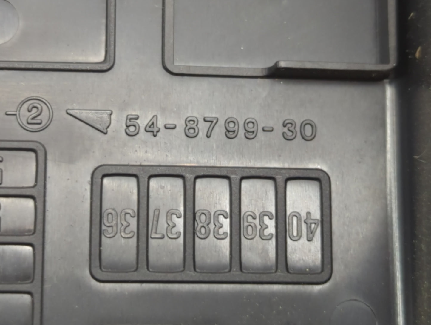 2010-2012 Ford Fusion Fusebox Fuse Box Panel Relay Module P/N:54-8799-30 Fits Fits 2010 2011 2012 OEM Used Auto Parts - Oemu