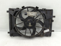 2010-2012 Ford Fusion Left Radiator Fan Motor Assembly Black - Oemusedautoparts1.com