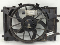 2010-2012 Ford Fusion Left Radiator Fan Motor Assembly Black - Oemusedautoparts1.com