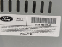 2011-2012 Ford Fusion Radio AM FM Cd Player Receiver Replacement P/N:BE5T-19C158-AB Fits Fits 2011 2012 OEM Used Auto Parts 