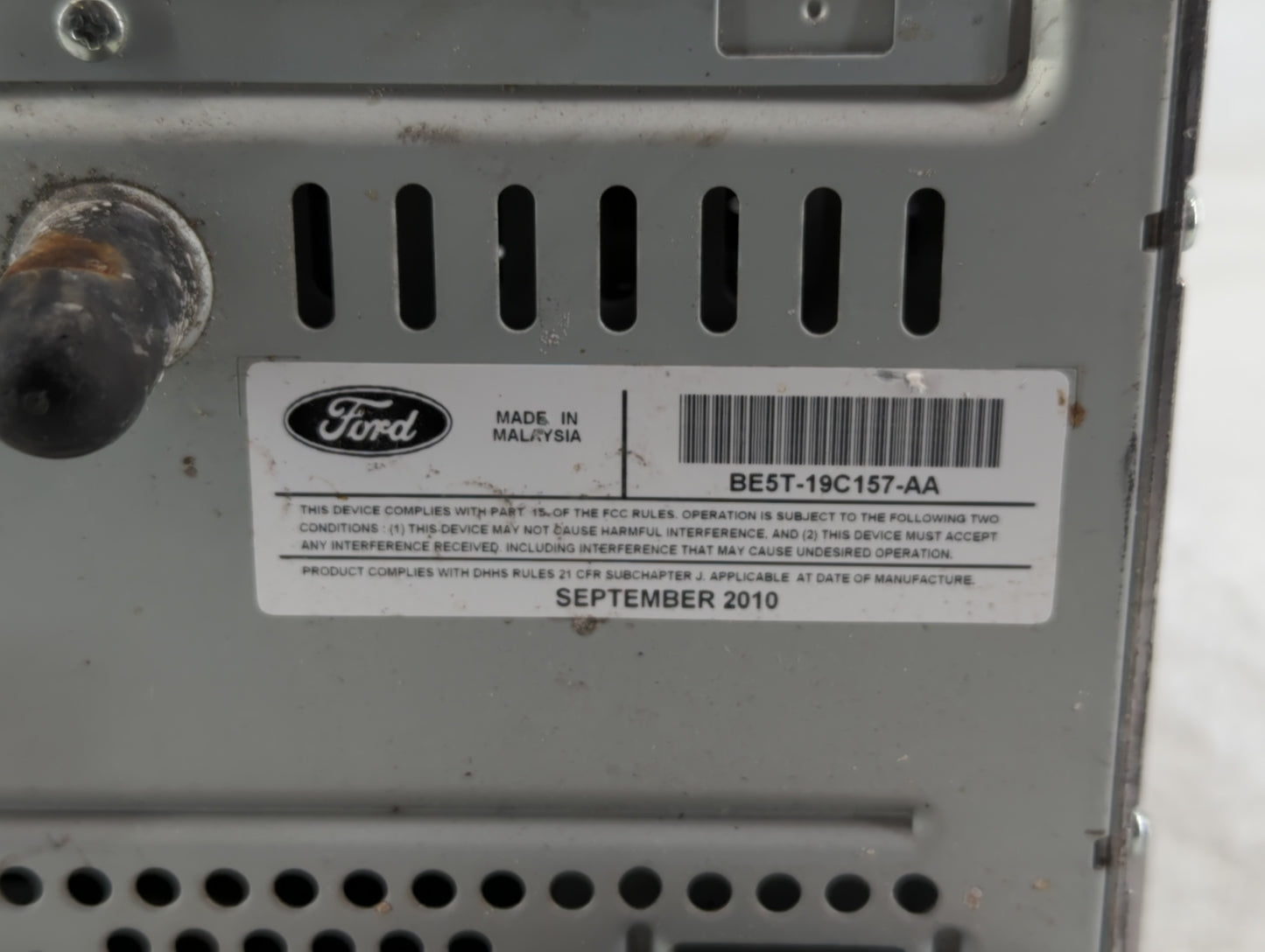 2011-2011 Ford Fusion Am Fm Cd Player Radio Receiver - Oemusedautoparts1.com