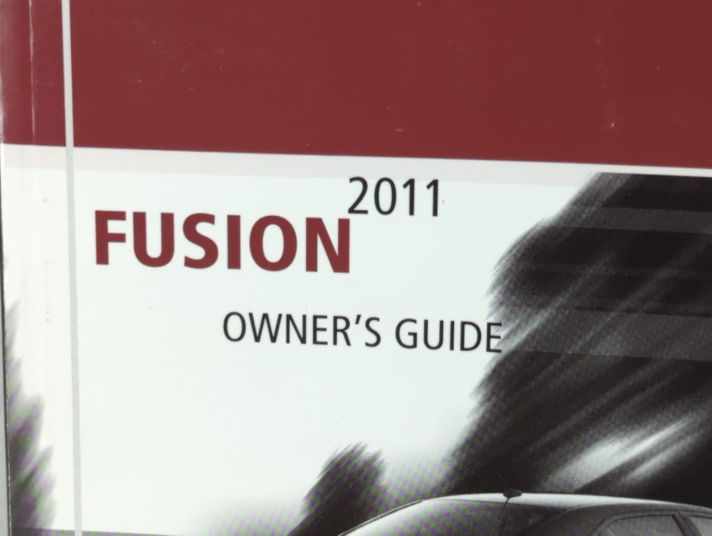 2011 Ford Fusion Owners Manual Book Guide P/N:BE5J 19A321 AB OEM Used Auto Parts - Oemusedautoparts1.com
