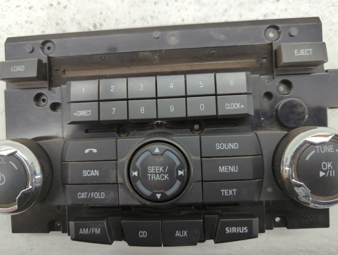 2010-2012 Ford Fusion Radio AM FM Cd Player Receiver Replacement P/N:9E5T-18A802-AE Fits Fits 2010 2011 2012 OEM Used Auto P