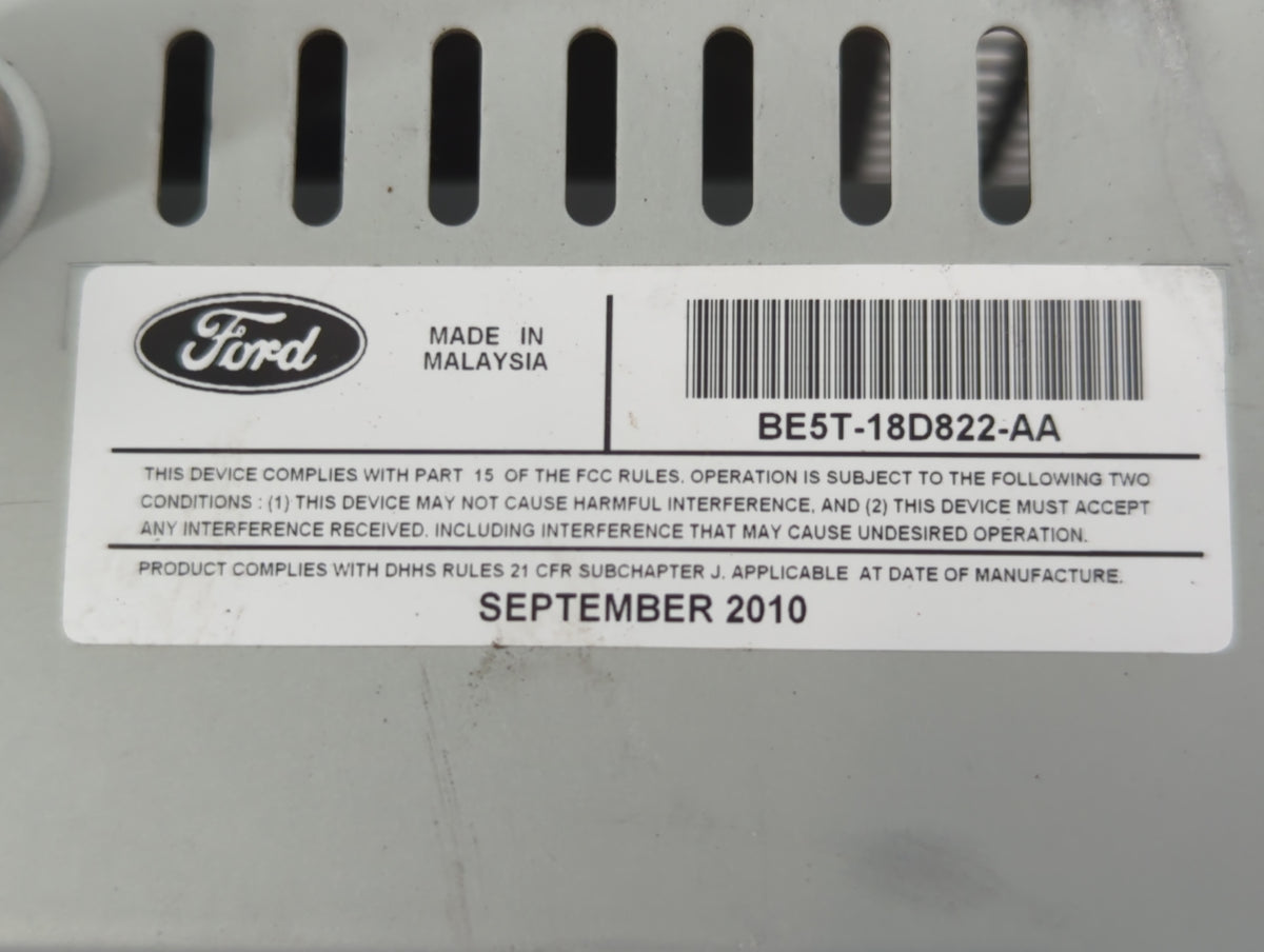 2010-2012 Ford Fusion Am Fm Cd Player Radio Receiver 719752 - Oemusedautoparts1.com