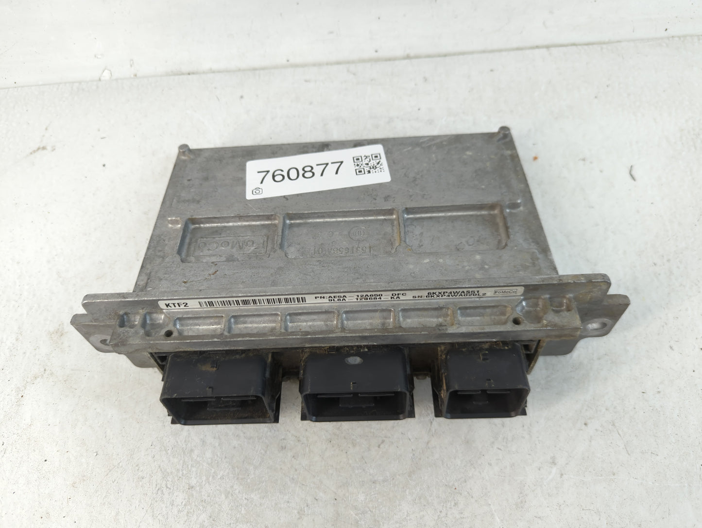 2011 Ford Fusion PCM Engine Control Computer ECU ECM PCU OEM P/N:AE5A-12A650-DFC Fits OEM Used Auto Parts - Oemusedautoparts