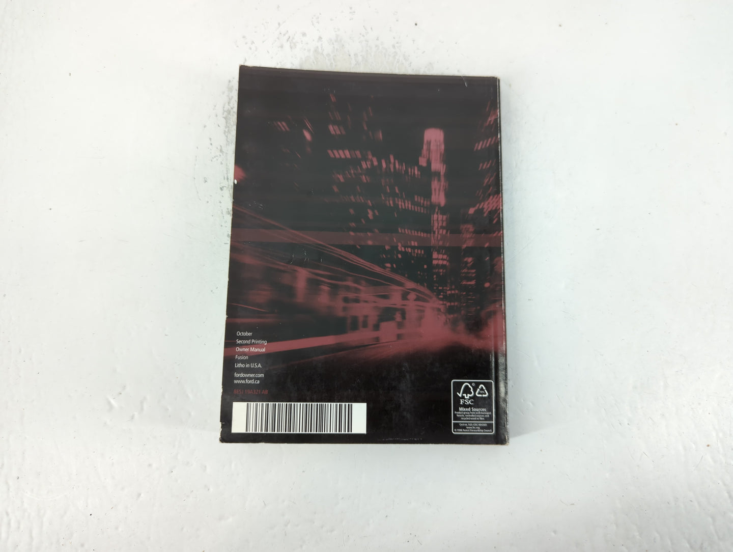 2011 Ford Fusion Owners Manual Book Guide P/N:BE5J 19A321 AB OEM Used Auto Parts - Oemusedautoparts1.com