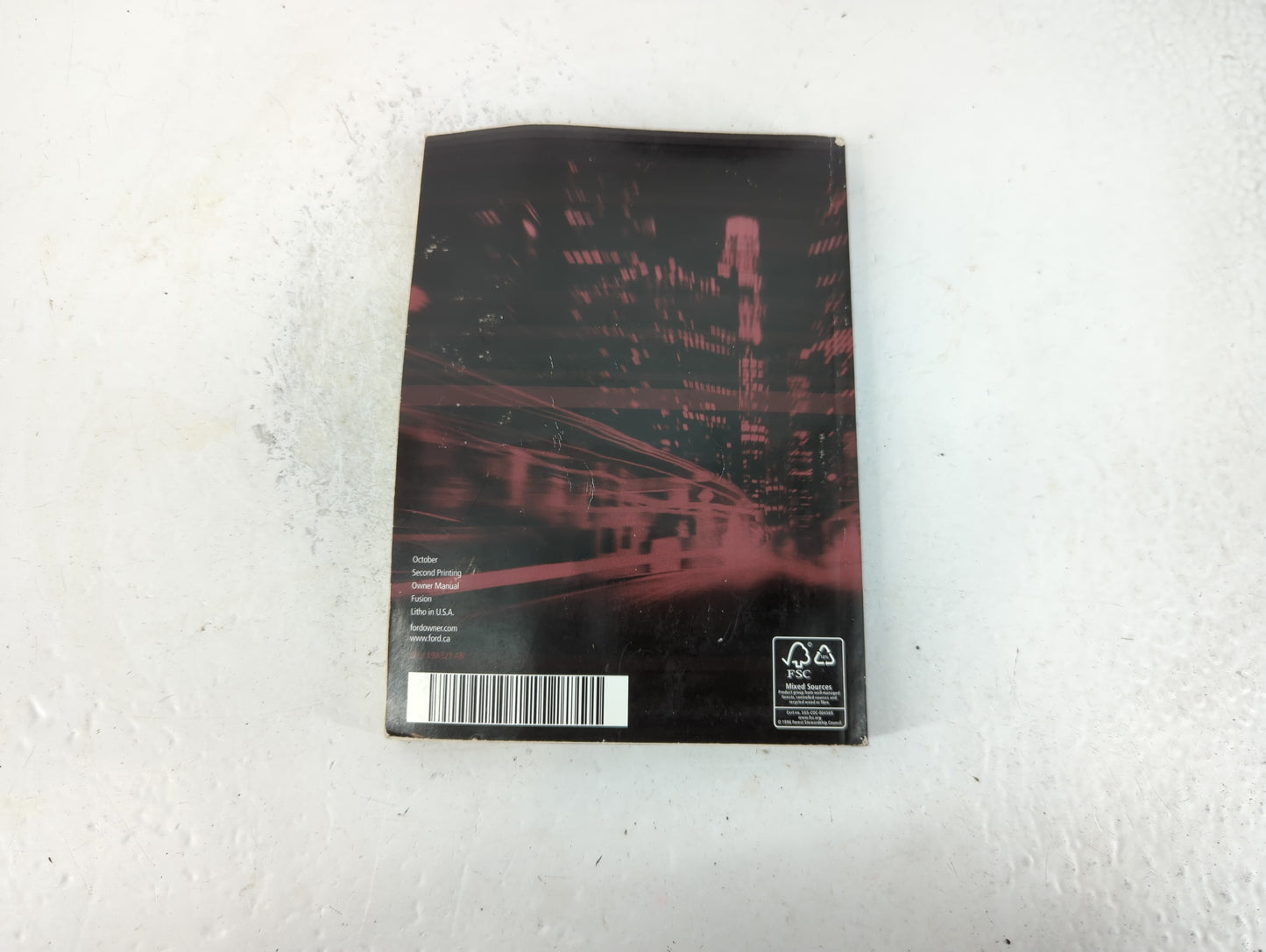 2011 Ford Fusion Owners Manual Book Guide P/N:BE5J 19A321 AB OEM Used Auto Parts - Oemusedautoparts1.com