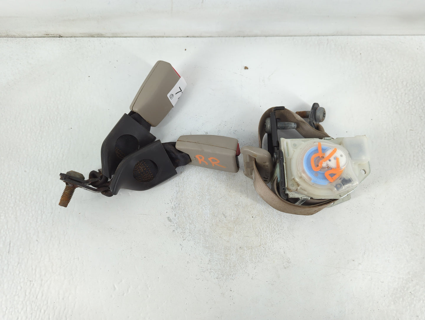 2011 Ford Fusion Passenger Rear Seatbelt Buckle - Oemusedautoparts1.com