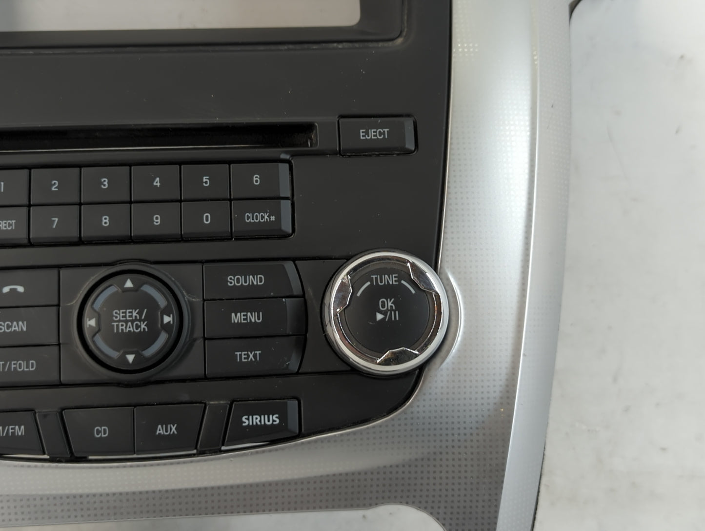 2010-2012 Ford Fusion Radio AM FM Cd Player Receiver Replacement P/N:9E5T-18A802-AE Fits Fits 2010 2011 2012 OEM Used Auto P