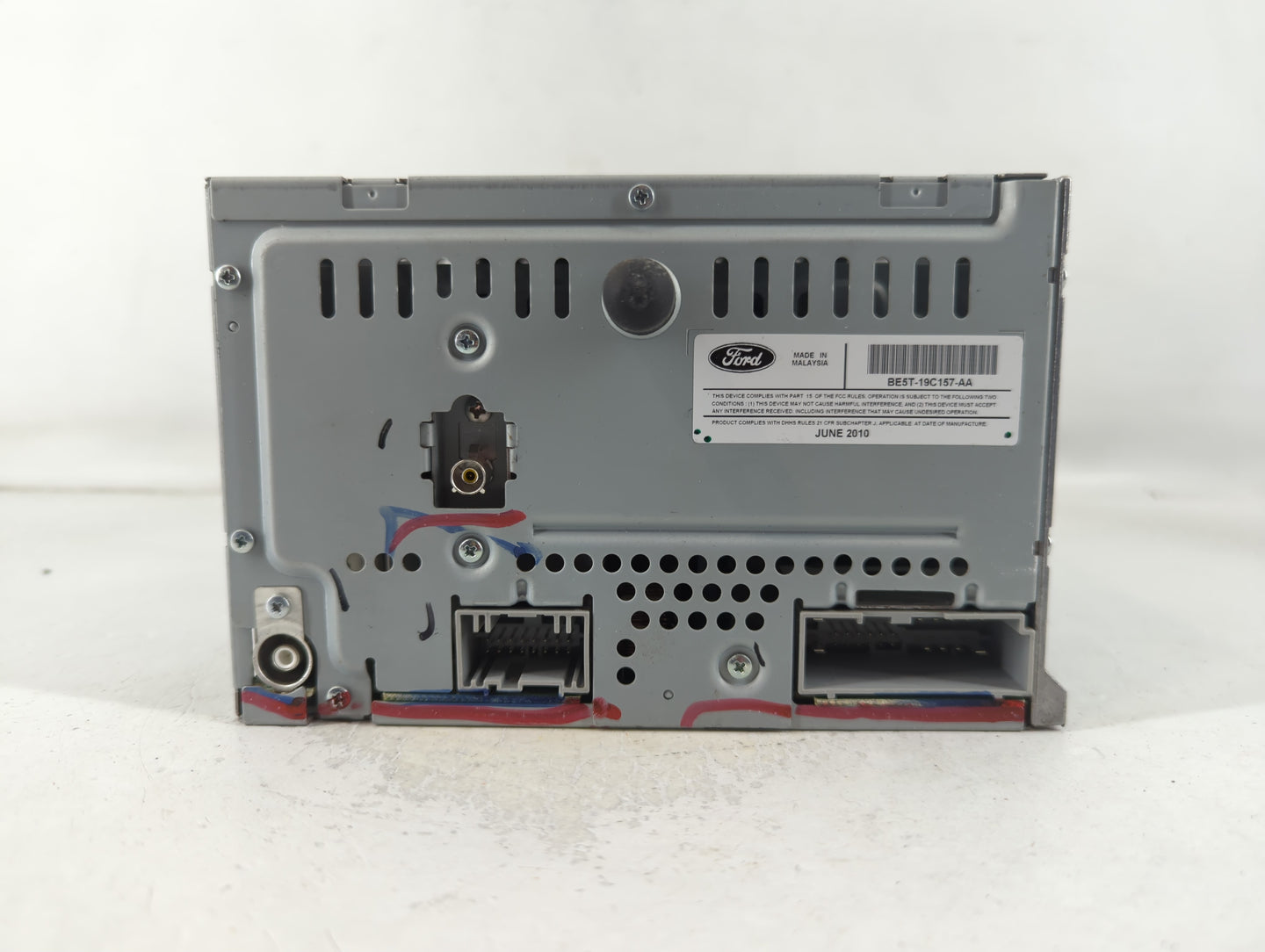 2010-2012 Ford Fusion Radio AM FM Cd Player Receiver Replacement P/N:BE5T-19C157-AA Fits OEM Used Auto Parts - Oemusedautopa