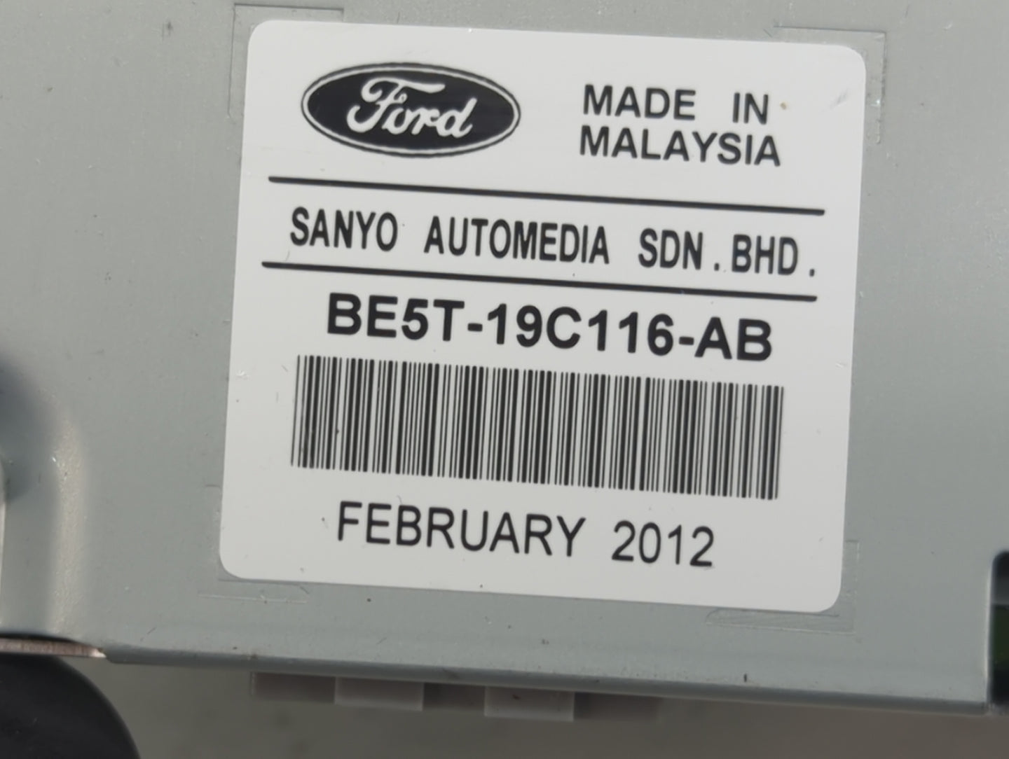 2010-2012 Ford Fusion Information Display Screen - Oemusedautoparts1.com