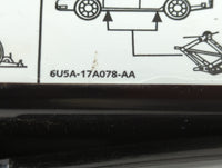 2011 Ford Fusion Spare Scissor Car Jack - Oemusedautoparts1.com