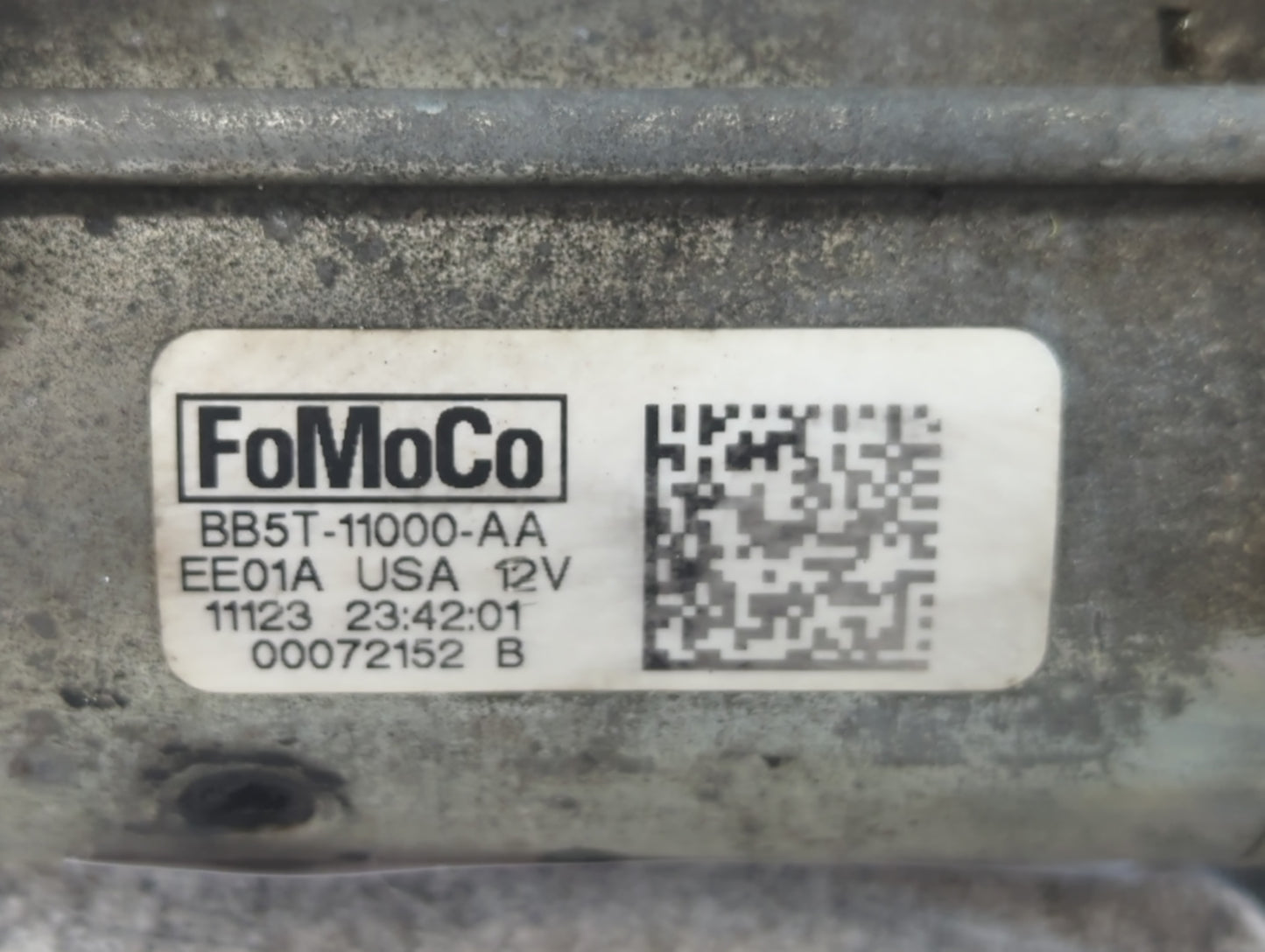 2011-2012 Ford Fusion Car Starter Motor Solenoid OEM P/N:BB5T-11000-AA Fits OEM Used Auto Parts - Oemusedautoparts1.com
