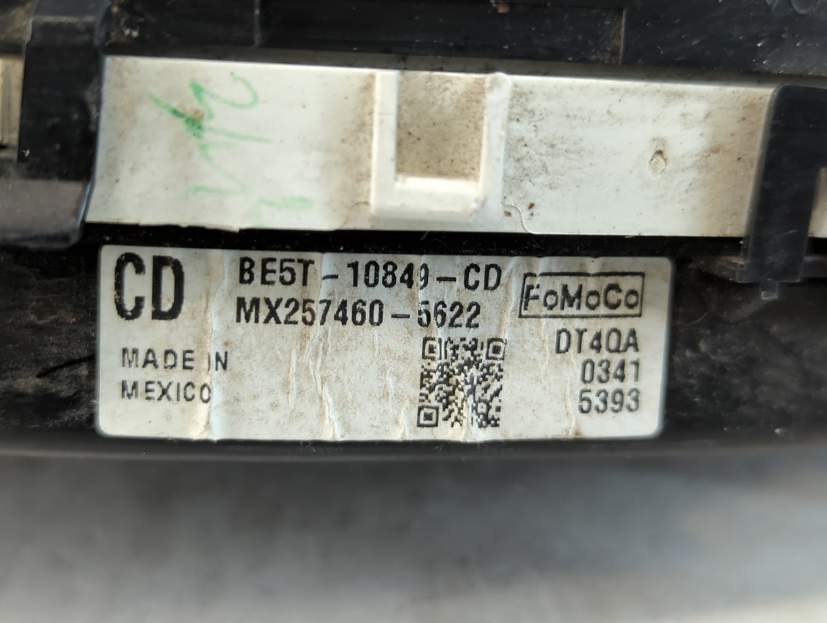2011 Ford Fusion Instrument Cluster Speedometer Gauges P/N:BE5T-10849-CD Miles:89K Fits OEM Used Auto Parts - Oemusedautopar