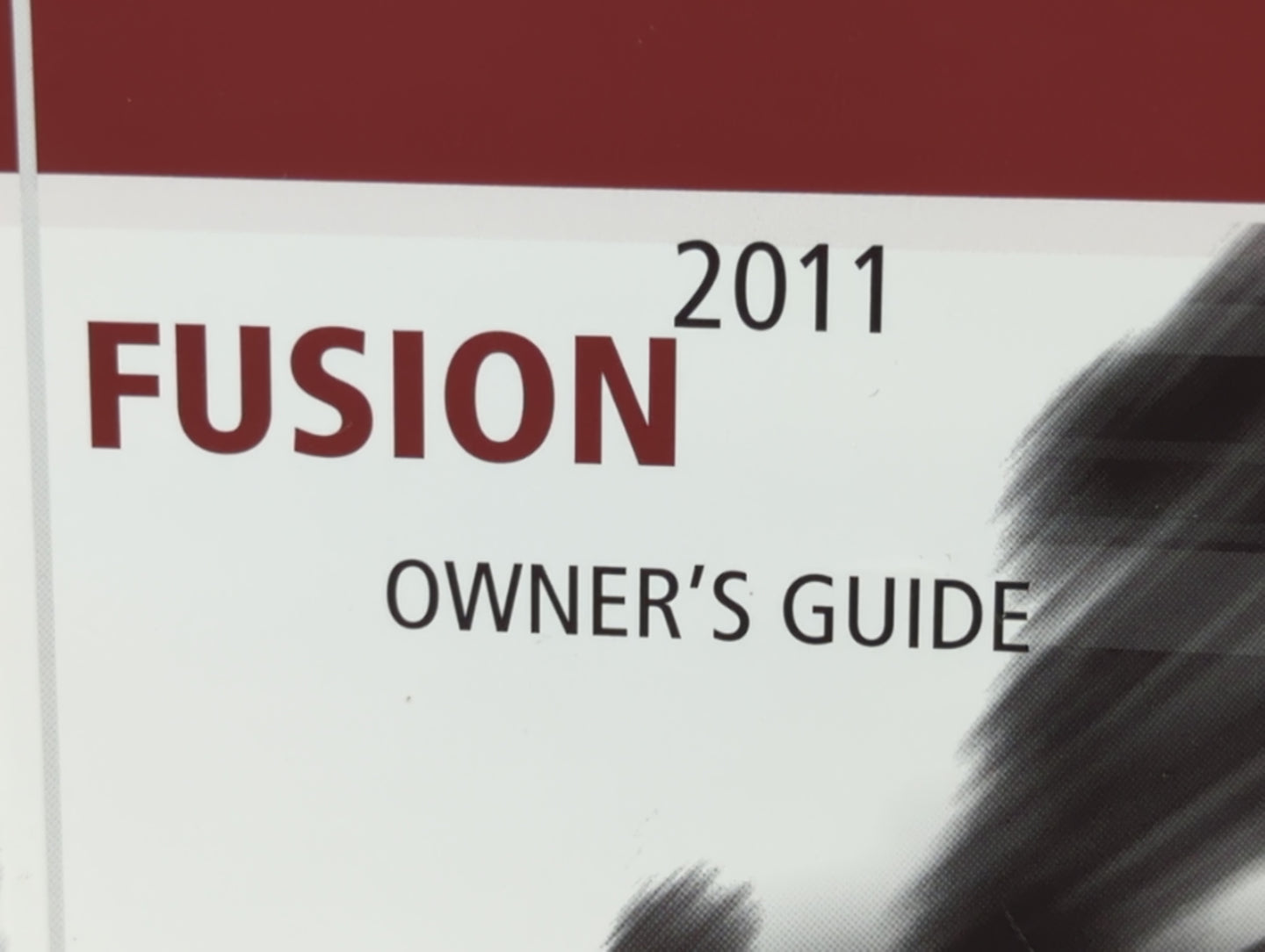 2011 Ford Fusion Owners Manual Book Guide P/N:BE5J 19A321 AB OEM Used Auto Parts - Oemusedautoparts1.com