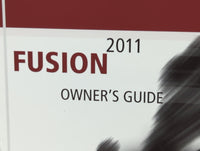 2011 Ford Fusion Owners Manual Book Guide P/N:BE5J 19A321 AB OEM Used Auto Parts - Oemusedautoparts1.com