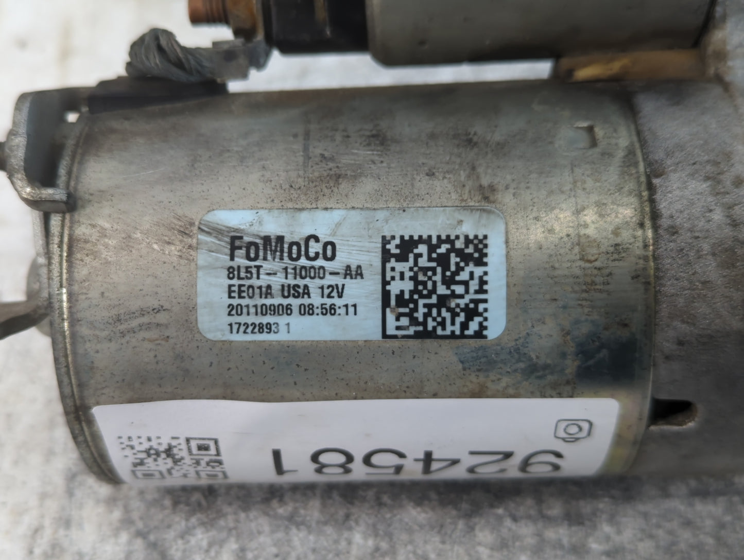 2001-2011 Ford Ranger Car Starter Motor Solenoid OEM P/N:8L5T-11000-AA Fits OEM Used Auto Parts - Oemusedautoparts1.com