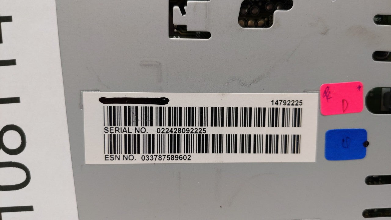 2011-2012 Ford Taurus Am Fm Cd Player Radio Receiver - Oemusedautoparts1.com