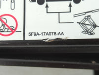 2011 Ford Taurus Spare Scissor Car Jack - Oemusedautoparts1.com